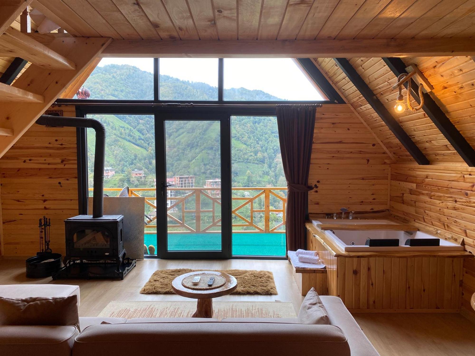 Afram Bungalov Çamlıhemşin Buitenkant foto